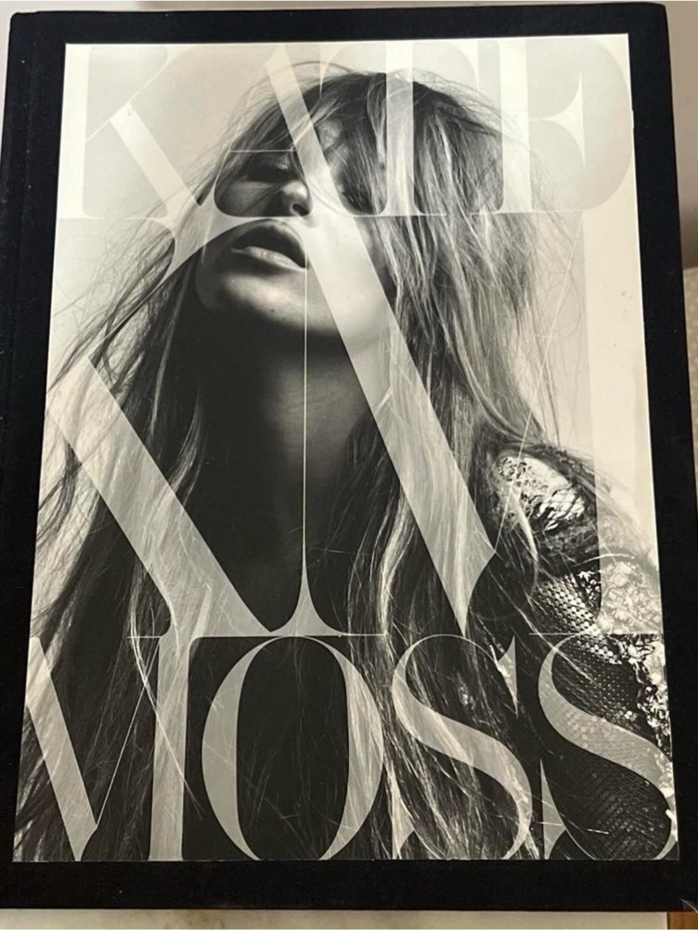 Monochrome Fashion Art Print - Bold Typographic Overlay